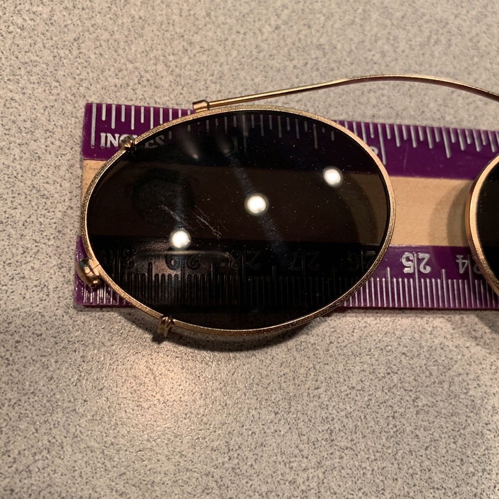 Vintage Bugle Boy Clip On Sunglasses - Picture 8 of 9